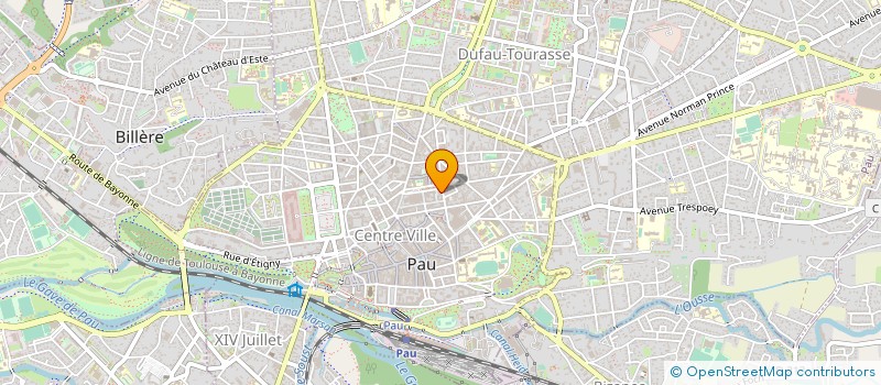 localisation de l'entreprise COMITE ENTR MUTUALITE SOCIALE AGRICOLE à PAU