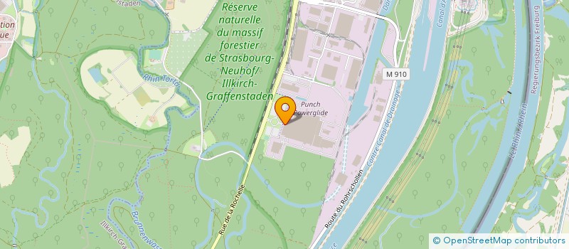 localisation de l'entreprise COMITE ENTR PUNCH POWERGLIDE STRASBOURG à STRASBOURG