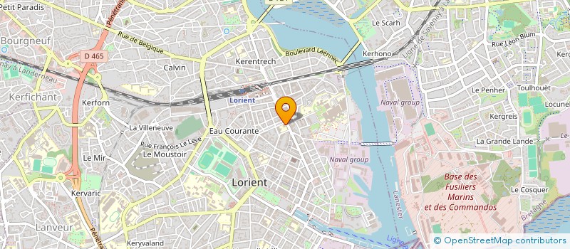 localisation de l'entreprise COMITE ENTR SAUVEGARDE ENFANCE à LORIENT
