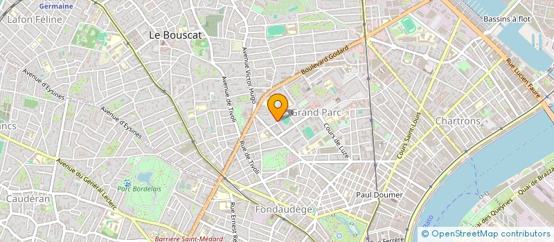 localisation de l'entreprise COMITE ENTR SBUC à BORDEAUX