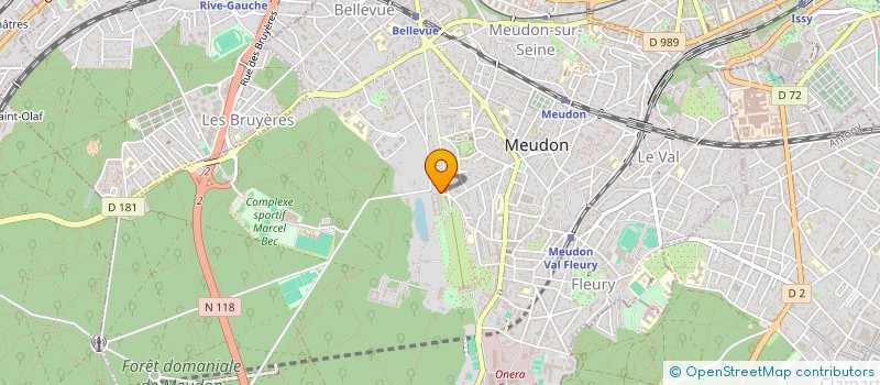localisation de l'entreprise COMITE ENTRAID SOCIAL OBSERVATOIRE PARIS à MEUDON