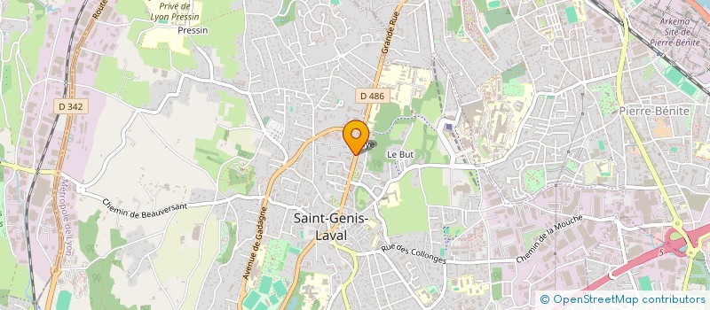 localisation de l'entreprise COMITE ENTRAIDE EDUCATION SANITAIRE à SAINT-GENIS-LAVAL