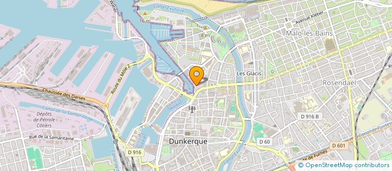 localisation de l'entreprise COMITE ENTRAIDE INTERPROFESSIONNEL à DUNKERQUE