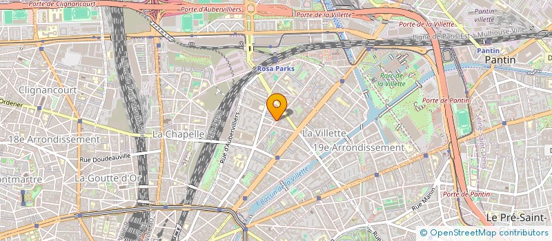 localisation de l'entreprise COMITE ENTRE IMPRIMERIE MODERNE PARIS à PARIS