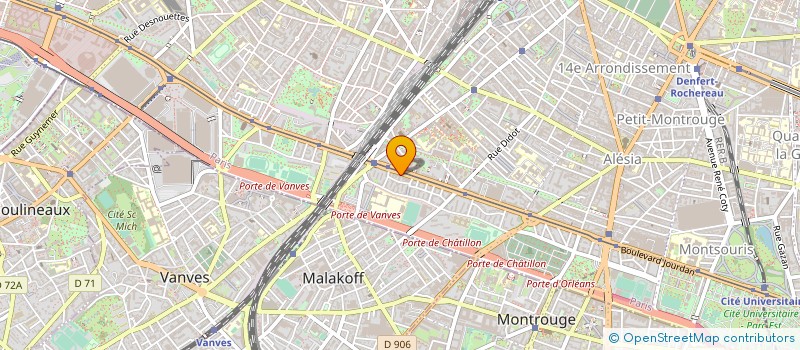 localisation de l'entreprise COMITE ENTREP ADHMI  PARIS