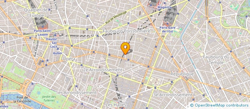 localisation de l'entreprise COMITE ENTREP CREDIT SOCIAL FONCTIONNAIR  PARIS