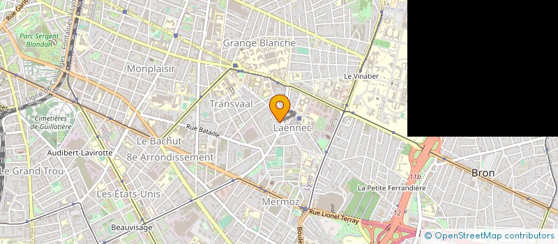 localisation de l'entreprise COMITE ENTREP CTRE LEON BERARD à LYON