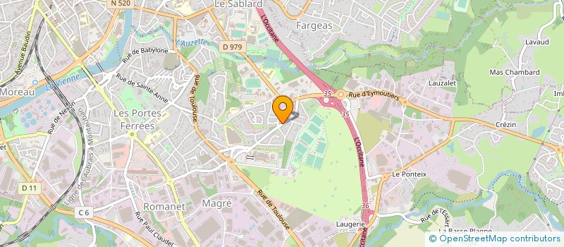 localisation de l'entreprise COMITE ENTREP LE POPULAIRE DU CENTRE à LIMOGES