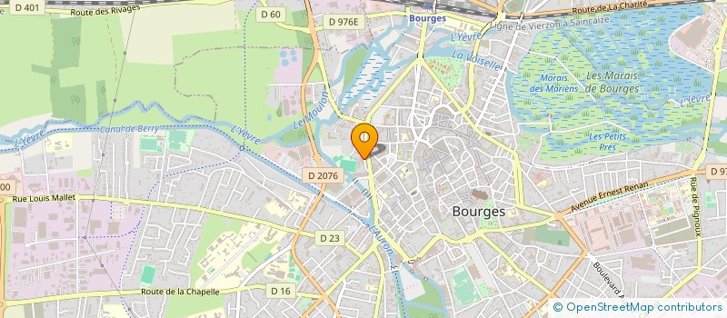 localisation de l'entreprise COMITE ENTREP MUTUALITE SOCIALE AGRICOLE à BOURGES