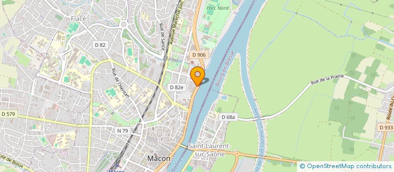 localisation de l'entreprise COMITE ENTREP OFFICE PUBL AMENAG CONSTR.  MACON