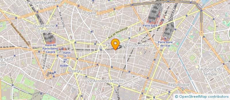 localisation de l'entreprise COMITE ENTREP THEATRE FOLIES BERGERE  PARIS