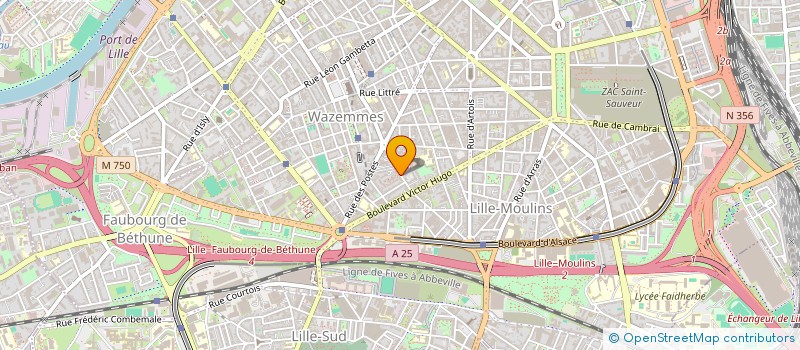 localisation de l'entreprise COMITE ENTREP TRAITEMENT RESIDUS URBAIN à LILLE