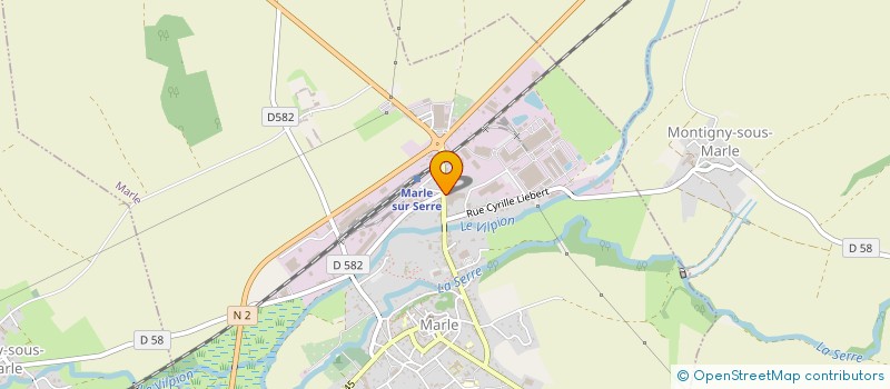 localisation de l'entreprise COMITE ENTREPR FRANCE ROULEAUX  MARLE