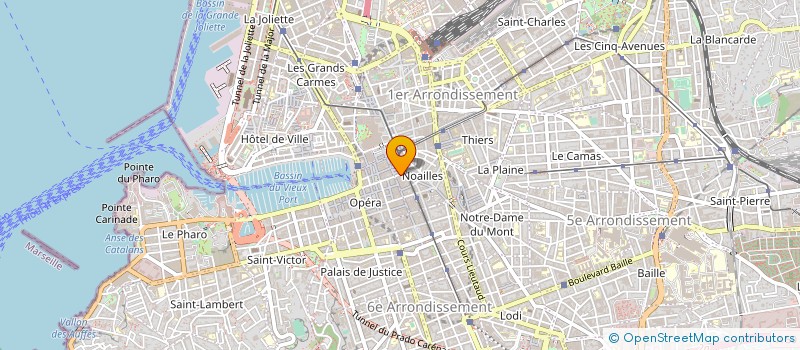 localisation de l'entreprise COMITE ENTREPR MAGASINS REUNIS à MARSEILLE