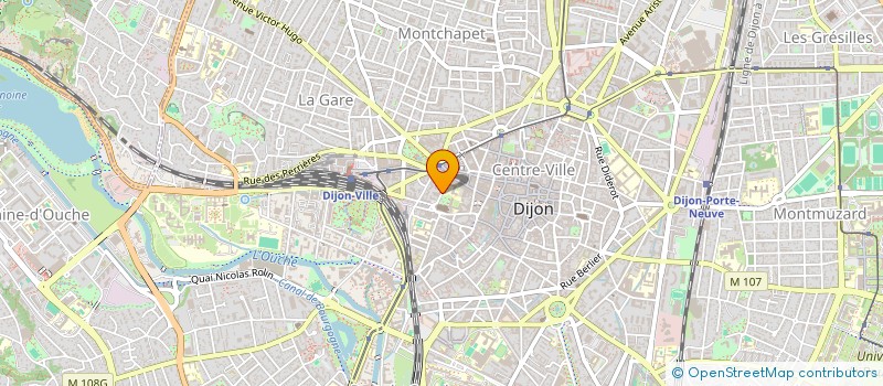 localisation de l'entreprise COMITE ENTREPRISE à DIJON