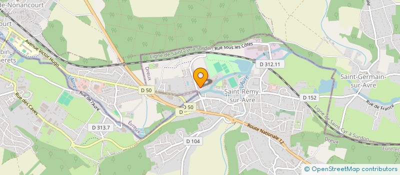 localisation de l'entreprise COMITE ENTREPRISE ABBOTT à SAINT-REMY-SUR-AVRE