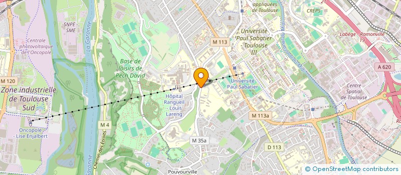 localisation de l'entreprise COMITE ENTREPRISE ACTIA à TOULOUSE
