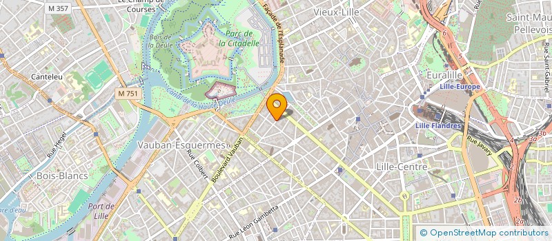localisation de l'entreprise COMITE ENTREPRISE ADSSEAD à LILLE
