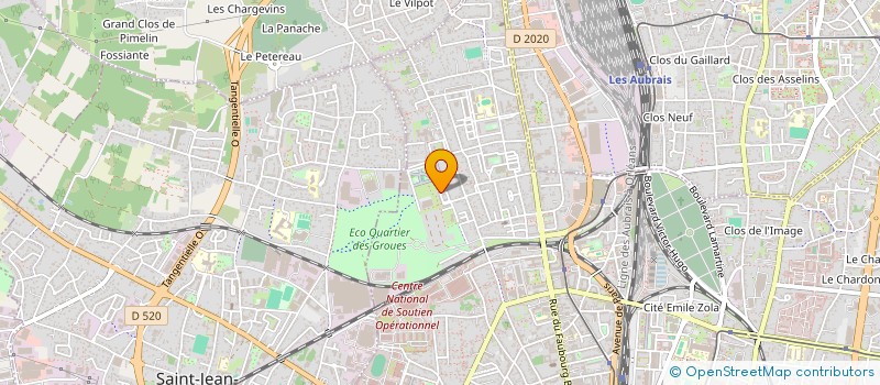localisation de l'entreprise COMITE ENTREPRISE AGA à ORLEANS