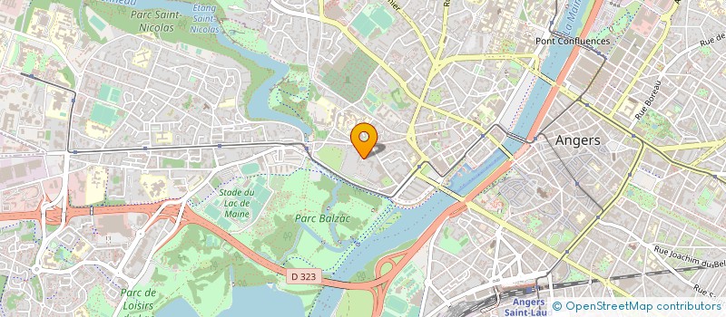 localisation de l'entreprise COMITE ENTREPRISE AMBRAY TOURNEMINE à ANGERS