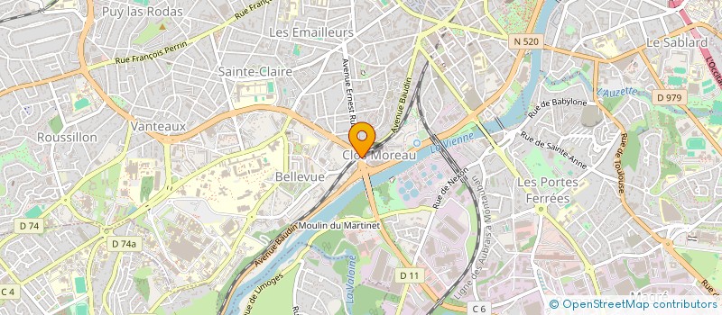 localisation de l'entreprise COMITE ENTREPRISE ASSEDIC MARCHE LIMOUSI à LIMOGES