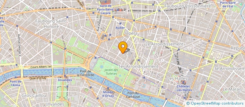 localisation de l'entreprise COMITE ENTREPRISE BAII à PARIS