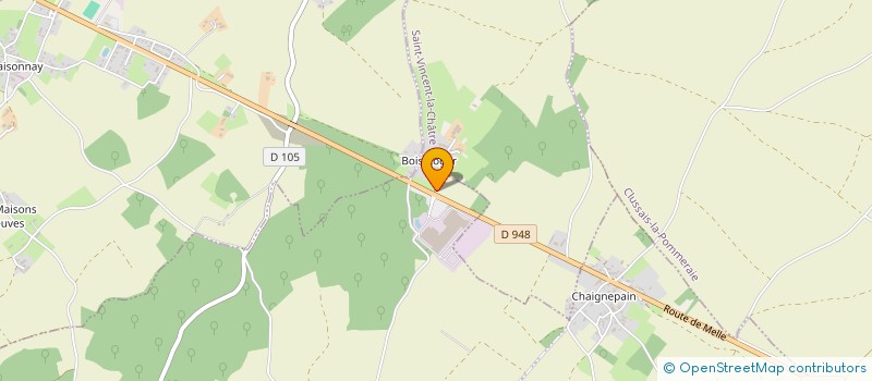 localisation de l'entreprise COMITE ENTREPRISE BASE INTERMARCHE  ALLOINAY