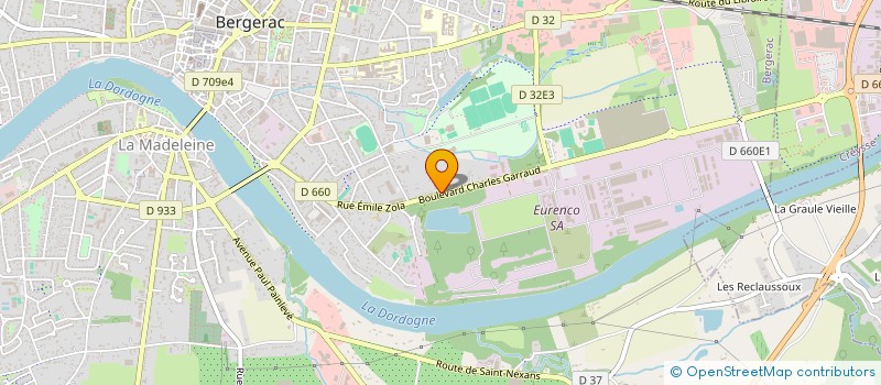 localisation de l'entreprise COMITE ENTREPRISE BERGERAC NC à BERGERAC