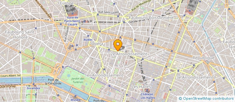 localisation de l'entreprise COMITE ENTREPRISE BOURSE OPM à PARIS