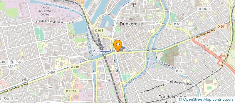 localisation de l'entreprise COMITE ENTREPRISE CAF DE DUNKERQUE à DUNKERQUE