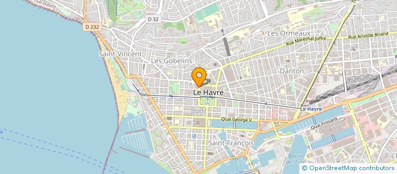 localisation de l'entreprise COMITE ENTREPRISE CAISSE EPARGNE à LE HAVRE