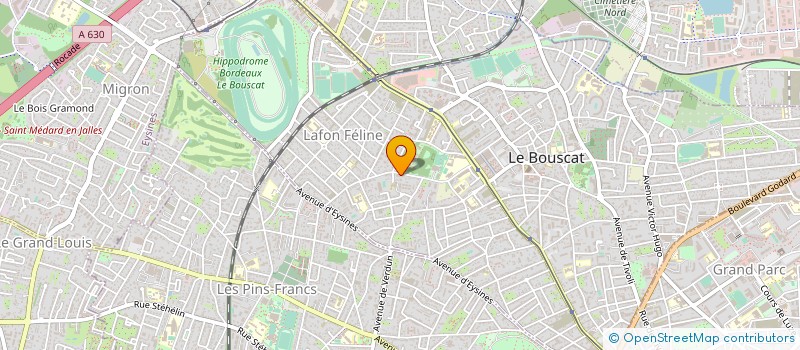 localisation de l'entreprise COMITE ENTREPRISE CARA à LE BOUSCAT