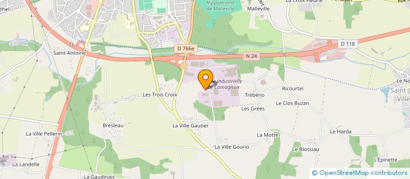 localisation de l'entreprise COMITE ENTREPRISE CELLULOSES BROCELIANDE à PLOERMEL