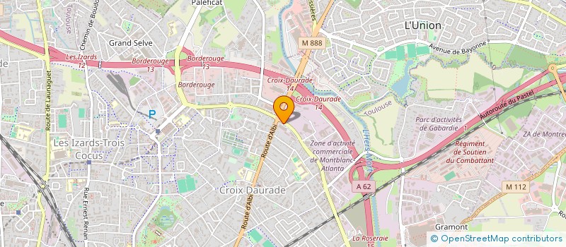 localisation de l'entreprise COMITE ENTREPRISE CIRSO à TOULOUSE
