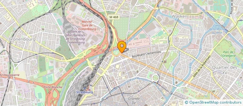 localisation de l'entreprise COMITE ENTREPRISE CLINIQUE ADASSA à STRASBOURG