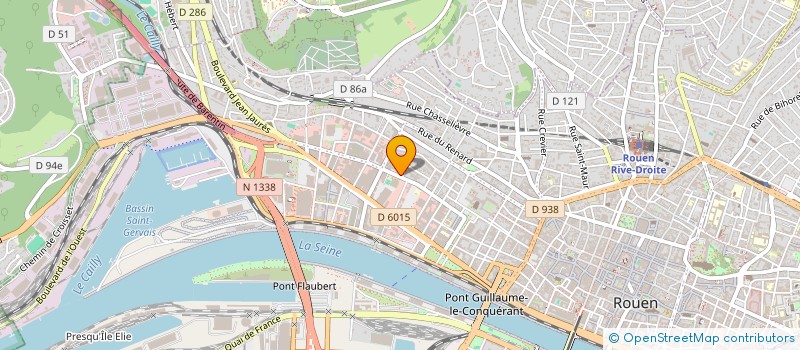 localisation de l'entreprise COMITE ENTREPRISE COMPAGNIE TRAMWAYS à ROUEN