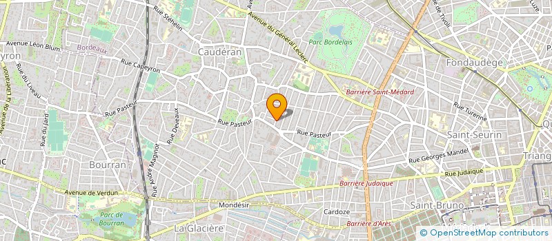 localisation de l'entreprise COMITE ENTREPRISE COMPTOIR DU SUD OUEST à BORDEAUX