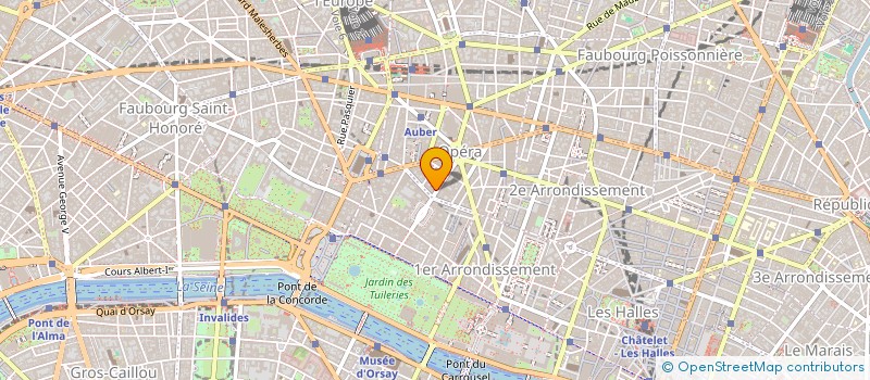 localisation de l'entreprise COMITE ENTREPRISE COMPTOIR ENTREPRENEUR à PARIS