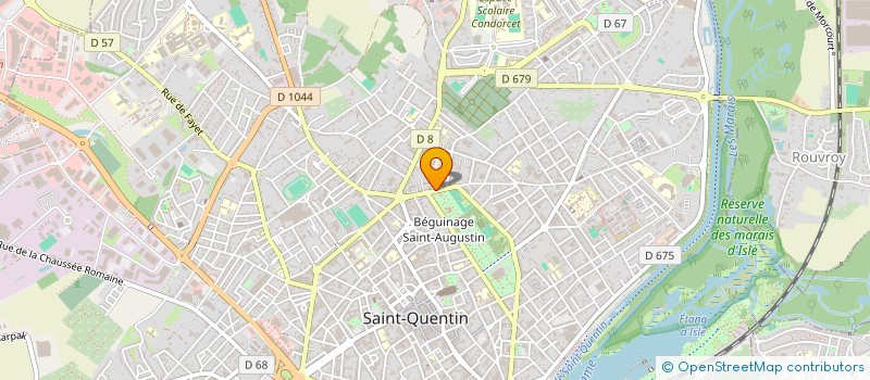 localisation de l'entreprise COMITE ENTREPRISE CPAM à SAINT-QUENTIN