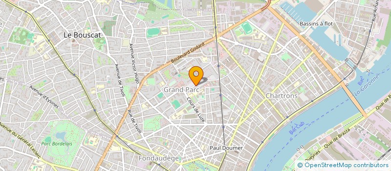 localisation de l'entreprise COMITE ENTREPRISE CPAM à BORDEAUX