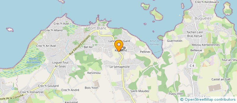 localisation de l'entreprise COMITE ENTREPRISE CREDIT AGRIC  PENVENAN