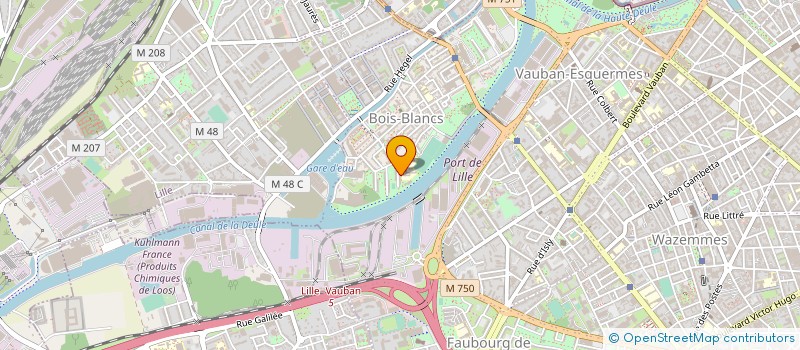 localisation de l'entreprise COMITE ENTREPRISE CTRE SCOLAIRE ST PAUL à LILLE