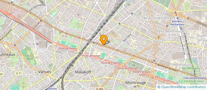 localisation de l'entreprise COMITE ENTREPRISE DE L'AGRR  PARIS