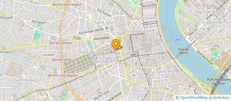 localisation de l'entreprise COMITE ENTREPRISE DE LA CAISSE D EPARGNE AQUITAINE POITOU CHARENTES à BORDEAUX