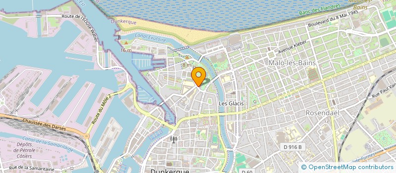localisation de l'entreprise COMITE ENTREPRISE DE SODIE à DUNKERQUE