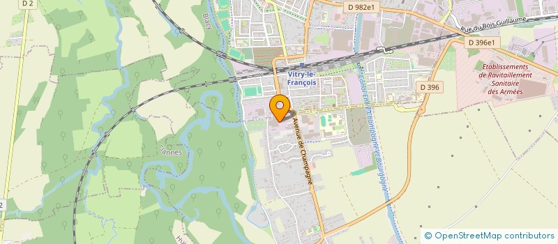 localisation de l'entreprise COMITE ENTREPRISE DES ETS LAMORT  VITRY-LE-FRANCOIS