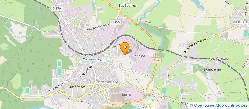 localisation de l'entreprise COMITE ENTREPRISE DES ETS PERROT ET CIE à COMMENTRY