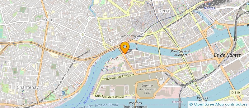 localisation de l'entreprise COMITE ENTREPRISE DES MUTUELLES DE LA à NANTES
