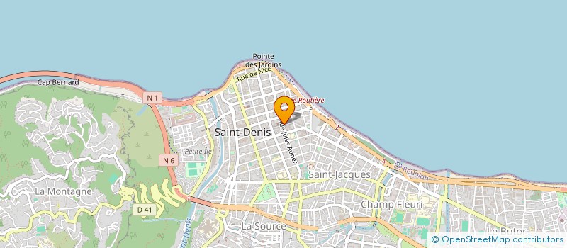 localisation de l'entreprise COMITE ENTREPRISE ETABLISSEMENTS RAVATE à SAINT-DENIS