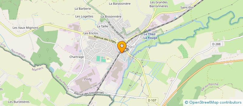 localisation de l'entreprise COMITE ENTREPRISE ETS LEBRANCHU à VAL-AU-PERCHE